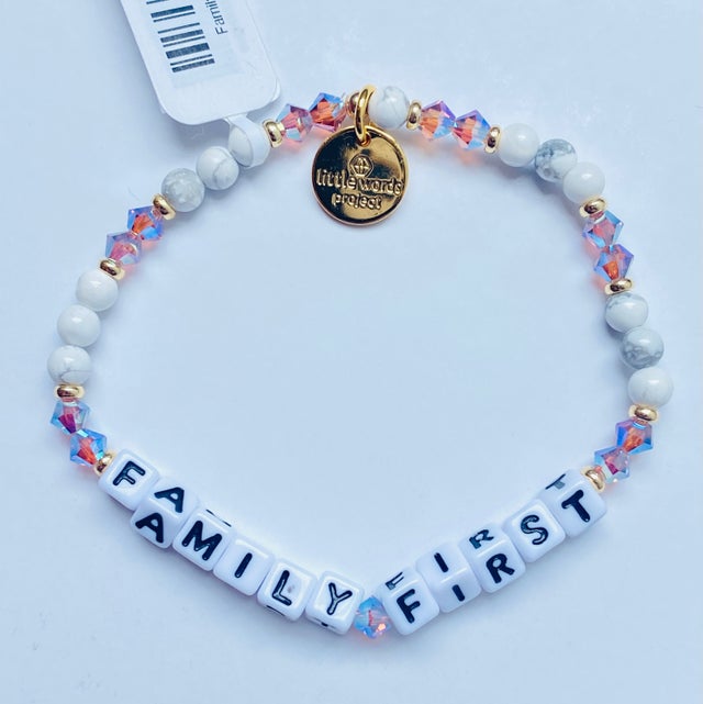 Keep Going - Breast Cancer Bracelet  Beaded Bracelet – Little Words Project